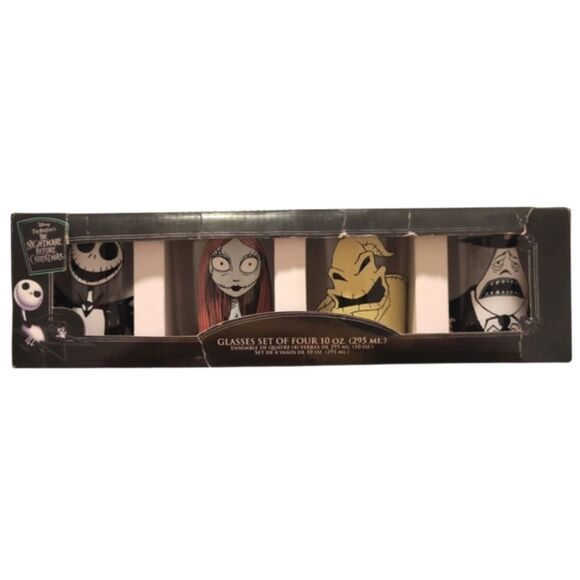 Disney The Nightmare Before Christmas Glasses Set - Picture 1 of 3